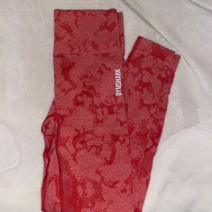 Gymshark adapt camo seamless legging - red 🌹🎈